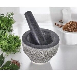 Mortar and Pestle Set Grind spices, herbs, nuts Crush Pills Christmas Gift